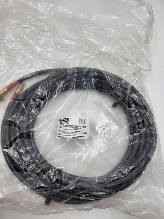 New | in-Stock LINCOLN ELECTRIC LINCOLN ELECTRIC 9SS22274-2 RED (HOT) LINE WATER HOSE 25' LONG *NEW IN SEALED BAG* Hoses | ND Industrial Surplus #1216923