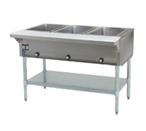 Eagle Group DHT3-208 48" Hot Food Table w/ (3) Wells & Cutting Board, 208v/1ph