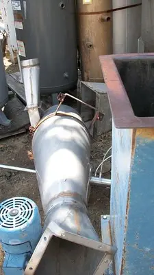 Separator, Cyclone, 17" x 20", S/st, Air, 45 Deg Cone #S740133