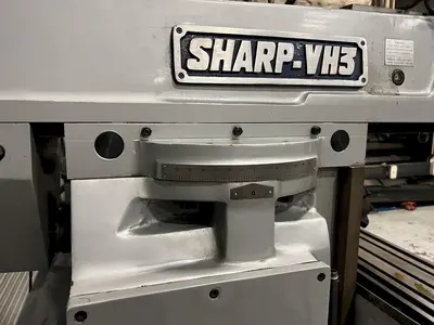 3 HP SHARP (NEW 2014) MODEL #VH-3 VERTICAL & HORIZONTAL SPINDLE RAM TYPE MILL: STOCK #21141