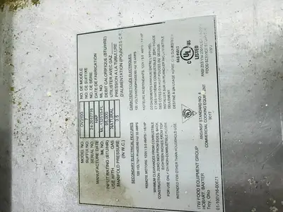 Baxter OV310G Mini Rotating Rack Oven Fully Refurbished Tested and Working