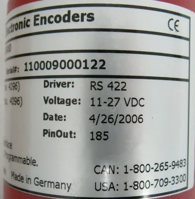 NEW TR ELECTRONICS 110-00900 ENCODER CE65M 11000900