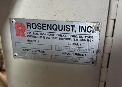 ROSENQUIST 20-GS, 20" CONVEYORIZED GLUE-SPREADER
