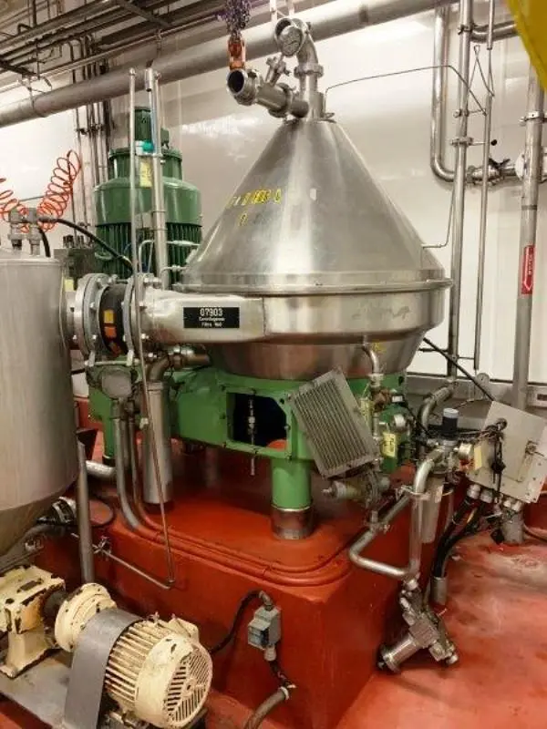 (3) Westfalia HSA 200-36-777 clarifier centrifuges, 316SS.