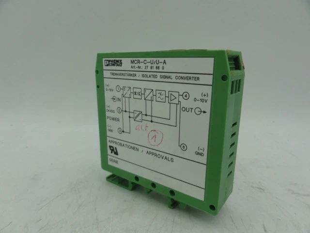 Used PHOENIX CONTACT MCR-C-U/U-A Misc Electrical & Power Parts | BG Industrial Surplus #471779