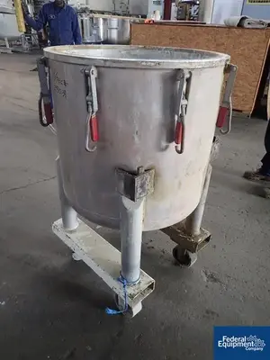 USED Steelcraft Bowers 40/15 HP Bowers Vacuum Mixer, S/S, 50 Gal