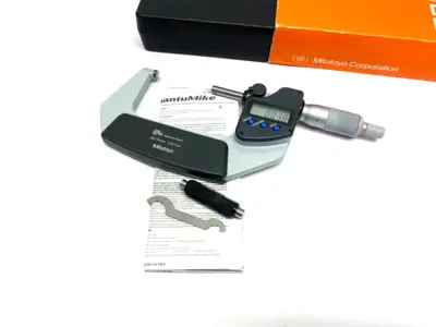 USED MITUTOYO QUANTUMIKE DIGIMATIC MICROMETER COOLANT-PROOF MDC-75PX