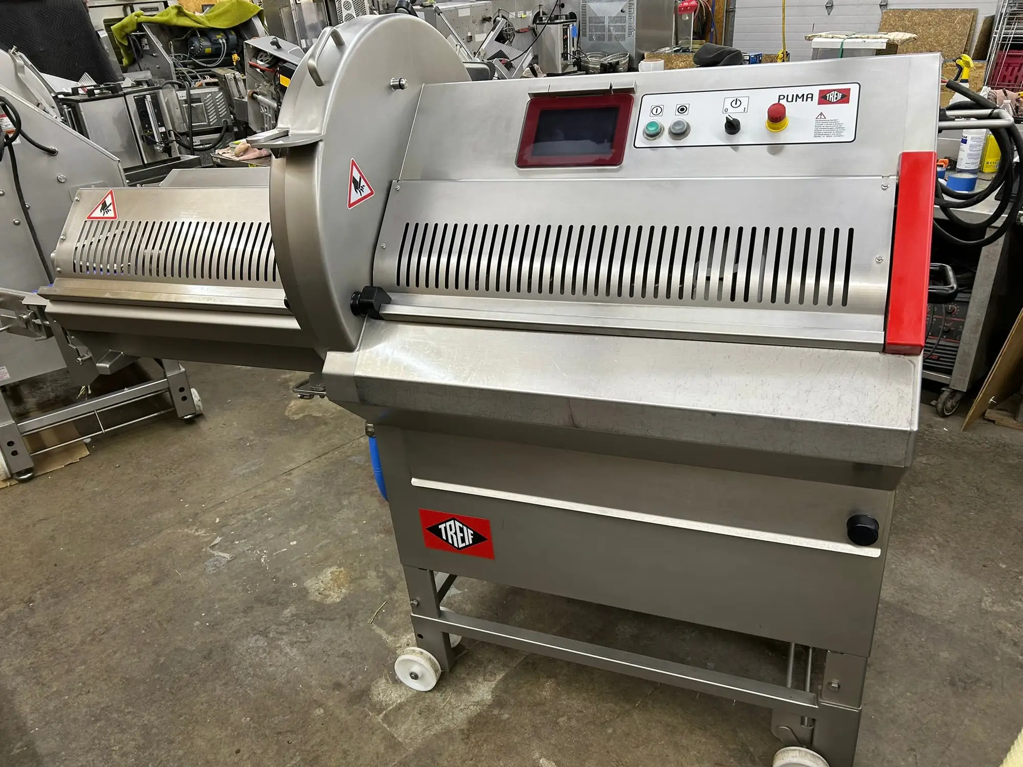 Treif Puma 700 EB Horizontal Meat Slicer W/ Conveyor 2019 Fully Refurbished