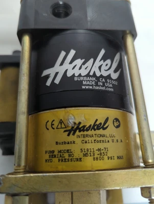 Used HASKEL 51811-M-71 Hydraulic Pumps Ohio US | Surplus Asset Holdings #1508227
