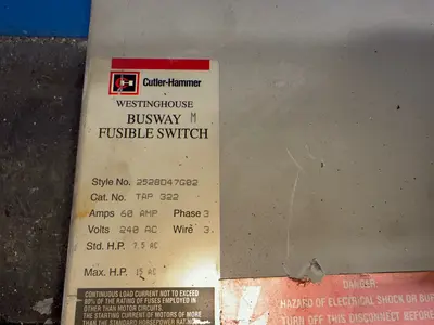 USED WESTINGHOUSE TAP322