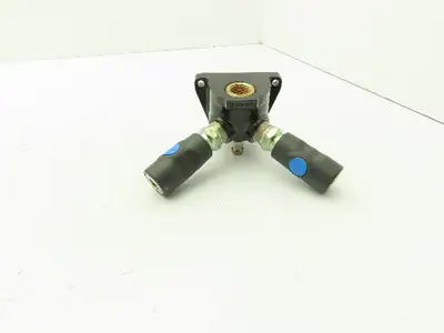 Prevost ISI 068203WK Compressed Air Manifold 1/2" FNPT Coupler Drain 1/4"