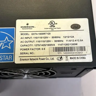 USED EMERSON GXT4-1500RT120