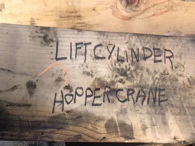 Hydraulic Parts Store 25748 hydraulic lift cylinder hopper crane 9” x 96”