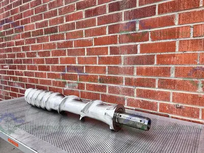 Stainless Steel  53" x 41 x 6" Meat Grinder Head Shaft Screw