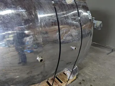 300 Gal. Dual Agitation Mix Tank