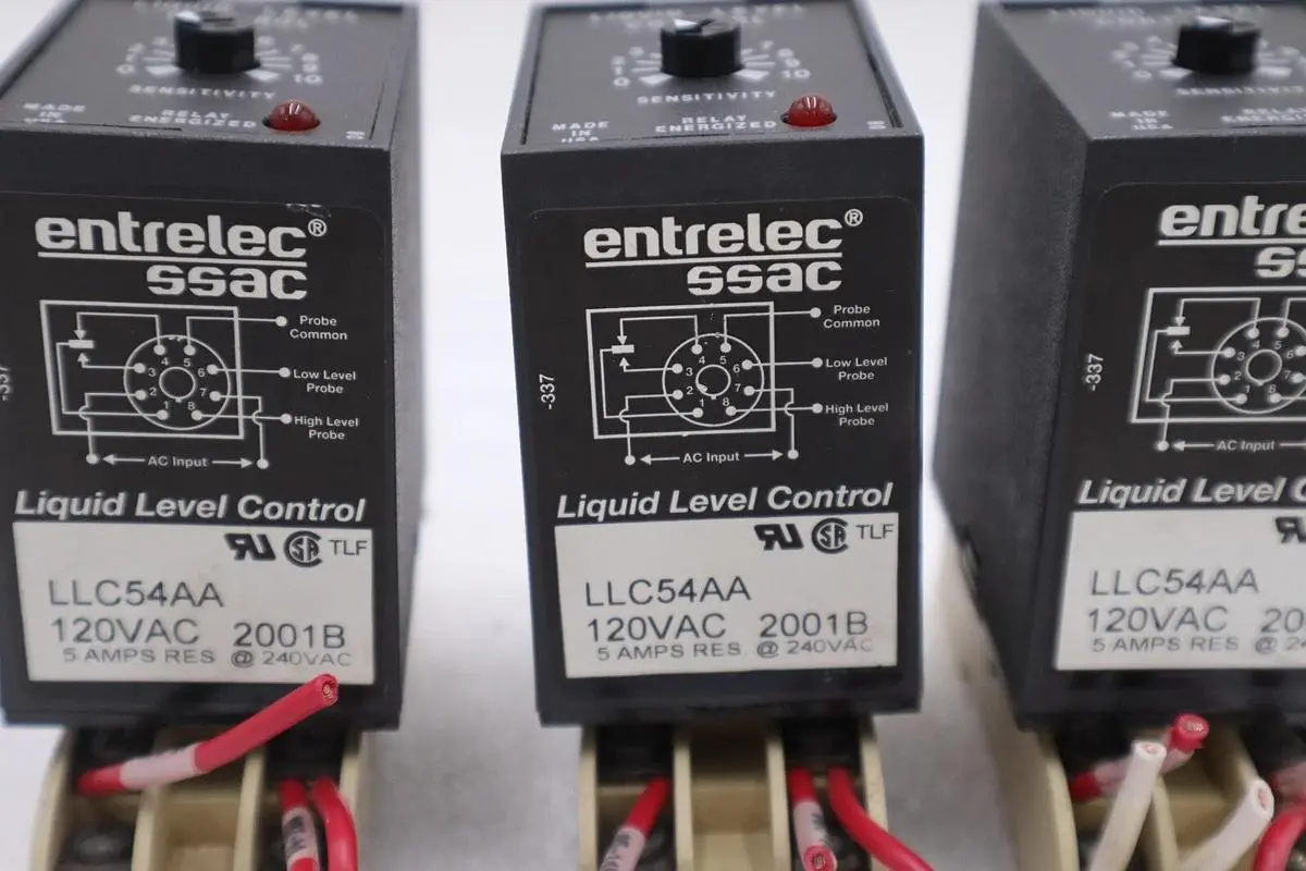 ENTRELEC SSAC LLC44A5A LIQUID LEVEL CONTROL 120VAC STOCK K-49-A