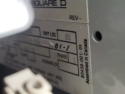 USED SQUARE D MODEL 6
