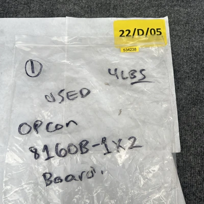 Used Opcon 8160B-1X2 I/O Boards & Replacement Parts California US | Davliegogo LLC #1706294