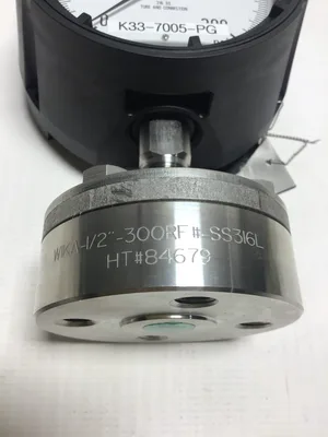 Wika K33-7005-PG Pressure Gauge 1/2″ NPT 316 Stainless Steel Tube and Connection