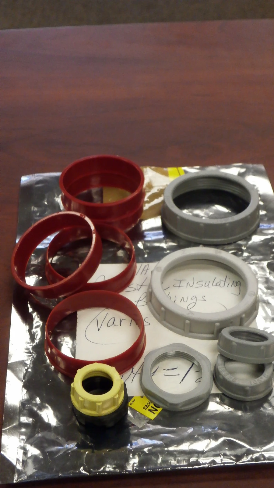 Used Plastic Insulating Bushings (Various sizes) QTY 13