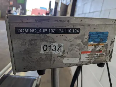 USED 2015 DOMINO PRINTING SCIENCES M-SERIES PLUS-WR100-LEFT-90-11