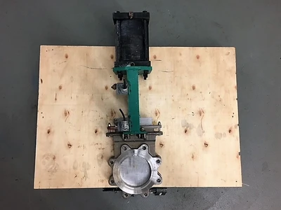 Rovalve 6"-150 Knife Gate Valve Air Operated
