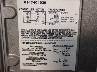 New | in-Stock HONEYWELL M9174C1025 Rotary Actuators Ohio US | HGR 24 #1132235