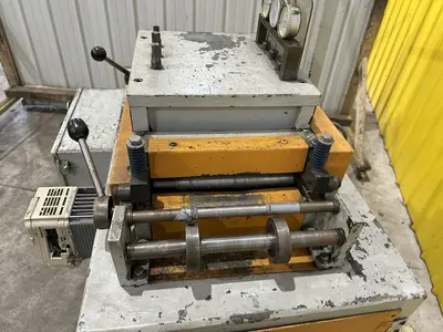 10" x .130" DURANT JACO MODEL #VS-MD-10 POWERED COIL STRAIGHTENER: STOCK #23071