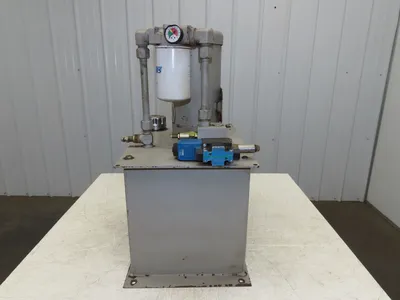 Vickers PSSP System-Pak II Hydraulic Power Unit 12gal 5gpm Pump 1000psi 3Hp 460V