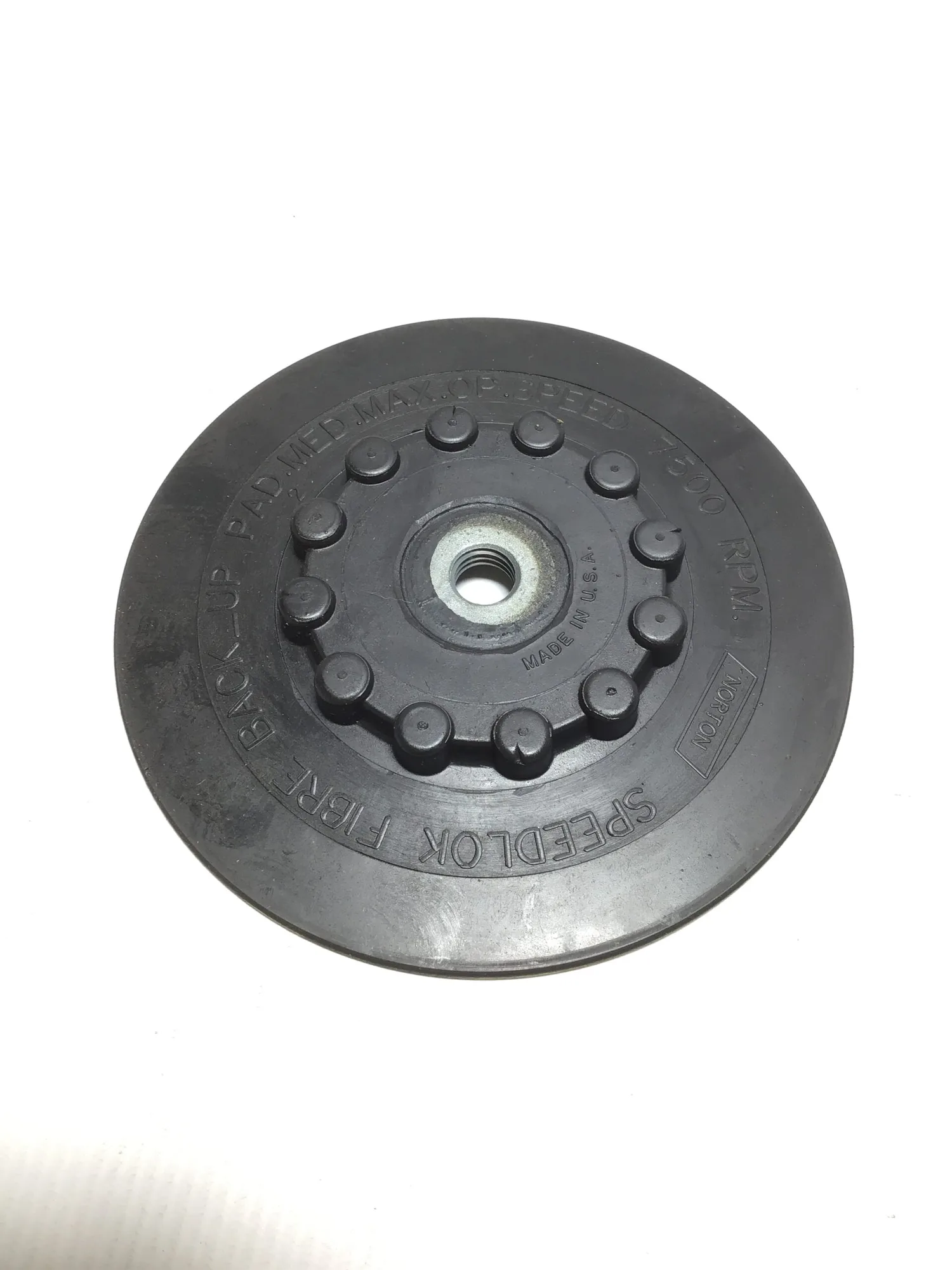 NORTON 43245 SPEED-LOK FIBRE DISK BACK-UP PAD 7500 RPM 7″ x 5/8″-11 FEMALE MEDIUM