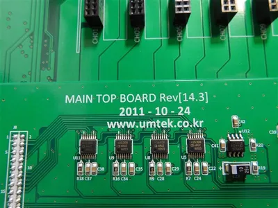 Umtek Control Board Assembly Revision 14.3 Damaged Cable Connector Latch Used