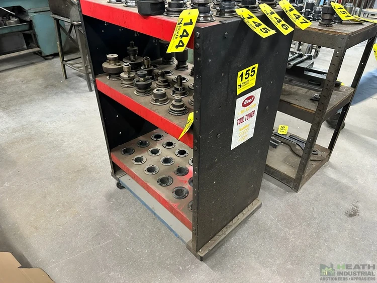 Used _UNKNOWN_ HOUT TOOL TOWER PORTABLE TAPE TOOL HOLDER CART 72 SLOT CAPACITY Tool Holders Illinois US | Heath Industrial Auction Services #1419978