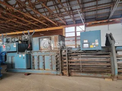 Used AMERICAN BALER TWO 7242H1075 WIDE MOUTH AUTO TIE HORIZONTAL Balers Pennsylvania US | US Recycling Equipment #1262696