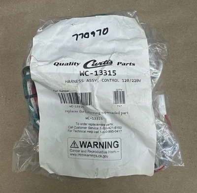 NEW Curtis WC-13315