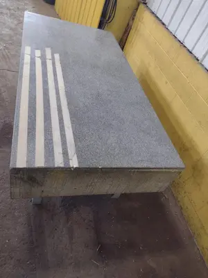 8' X 4' X 14" ROCK OF AGES PRECISION LAYOUT INSPECTION GRANITE TABLE: STOCK #23795