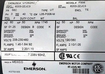 USED EMERSON F008