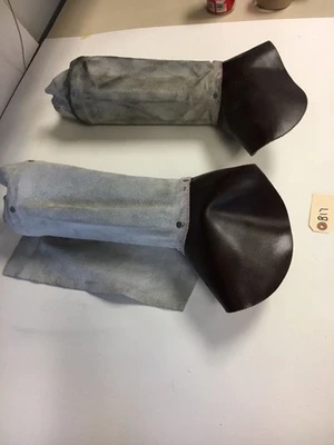 New Side Split Leather Boot Covers 15" Warranty! Fast Shipping!