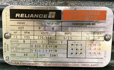 Used RELIANCE ELECTRIC P18G2035C Industrial Controls | Surplus Asset Holdings #1220762