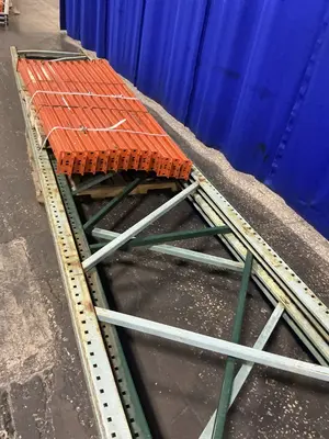 44” X 241” Pallet Racking  - Teardrop