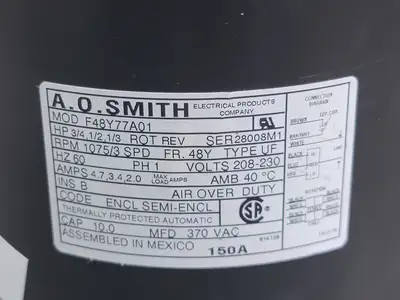 USED A.O. SMITH F8Y77A01