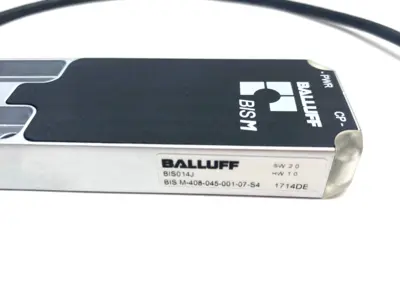New | in-Stock Balluff Cubic IO-Link HF Reader M12 Male Conn. BIS M-408-045-001-07-S4 PLC Processors Michigan US | Maverick Industrial Sales #1470285