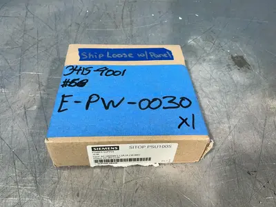 Used SIEMENS 6EP13322BA20 DIN Rail Power Supplies Ohio US | HGR 24 #1545393
