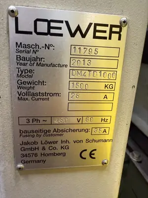 Used 2013 LOEWER DM4TD1000 DISC MASTER Deburring Machines Georgia US | The Equipment Hub #281124
