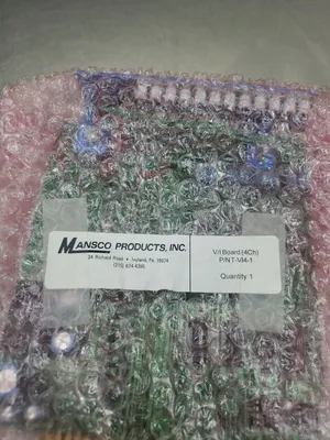 MANSCO PRODUCTS T-VI4-1 4CH V/I BOARD. 3D-2.