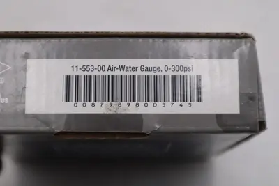 LOT OF 2 - FPPI 11-553-00 Air-Water Pressure Gauge 0–300 PSI - STOCK GF34A