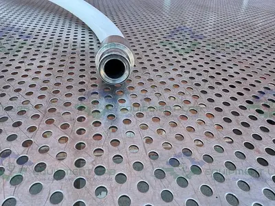 USED AFLEX PHARMALINE 9001-SC 126113 PTFE HOSE 24" W/ 3/4" SANITARY FITTING