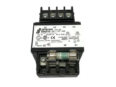 USED JEFFERSON ELECTRIC UNICAP IC TRANSFORMER 100VA 50/60HZ