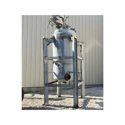Used 450 Gallon (1700 liters) Pfaudler Stainless Steel Jacketed Mix Tank Reactor