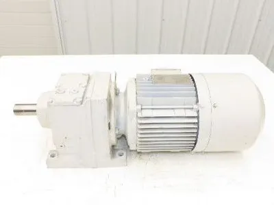 Sew Eurodrive R47DT90S4TFES1S Gearmotor 1.1kW 240/460v 3ph 21.81:1 Reducer 78rpm