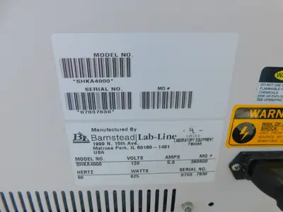 Used BARNSTEAD 4000 SHKA400 Miscellaneous Laboratory Equipment Texas US | Aucto #1455810